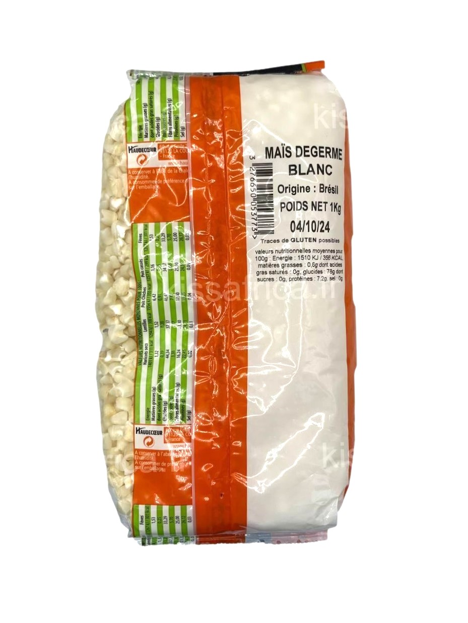 mais degerme blanc dos