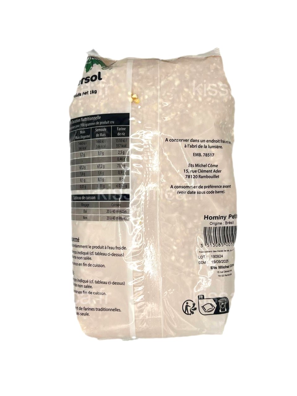 mais hominy dos