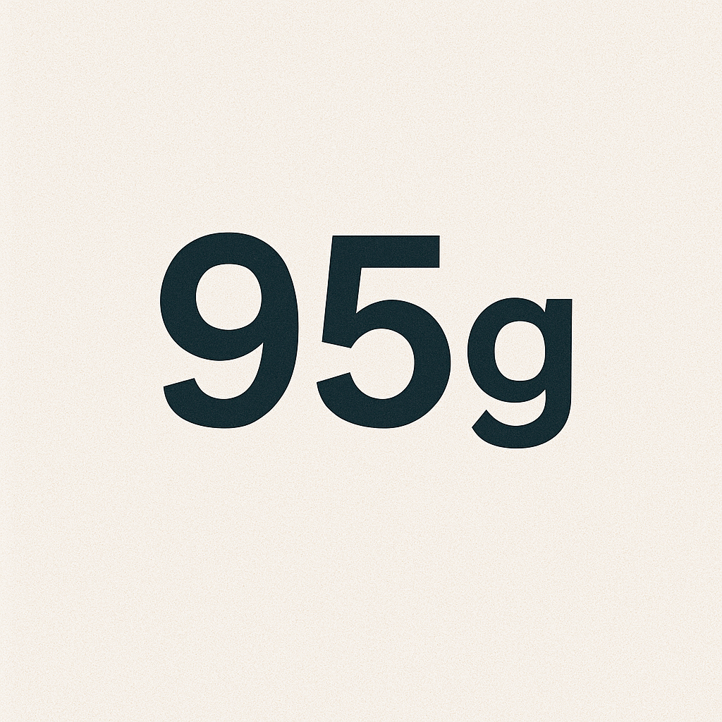 95 grammes